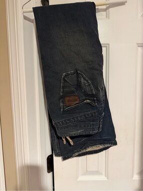Stitch's Indigo Relaxed Fit Distressed Jeans